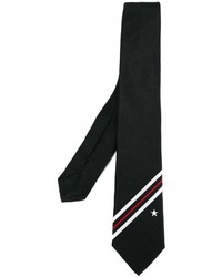 Givenchy Star And Stripes Embroidered Tie