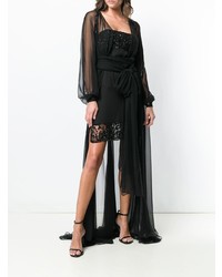 Versace Embroidered Layered Tulle Gown