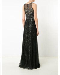 Marchesa Notte Embroidered Gown