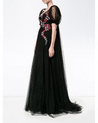 Gucci Snake Embroidered Tulle Gown