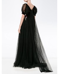 Gucci Snake Embroidered Tulle Gown