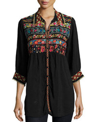Johnny Was Artisan Embroidered Tunic Petite