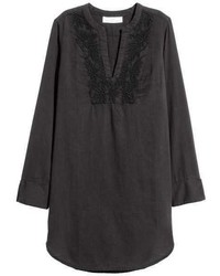 H&M Embroidered Cotton Tunic