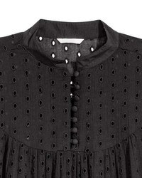 H&M Hole Embroidered Cotton Tunic