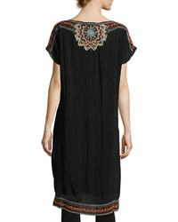 Johnny Was Janice Embroidered Long Tunic Plus Size