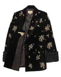 Gucci Embroidered Velvet Jacket
