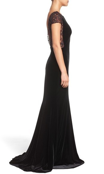 Badgley mischka embroidered mesh 2024 dress