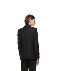 Givenchy Black Embroidered Evening Blazer