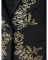 Dondup Metallic Embroidered Blazer