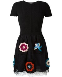 RED Valentino Embroidered Skirt Dress