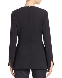 Stella McCartney Embroidered Floral Wool Jacket