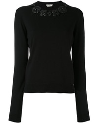 Fendi Floral Embroidered Sweater
