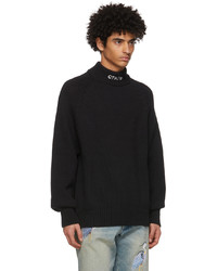 Heron Preston Black Knit Style Sweater