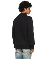 Heron Preston Black Knit Style Sweater