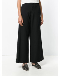 Y's Embroidered Trim Wide Leg Trousers