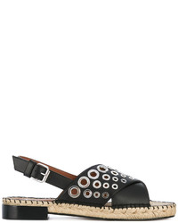 Givenchy Grommet Embellished Espadrille Sandals