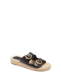 Tory Burch Selby Two Band Espadrille Slide Sandal