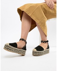 PrettyLittleThing Stacked Espadrille Sandals