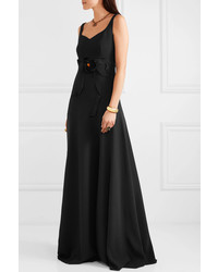 Gucci Appliqud Med Crepe Gown