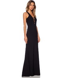 Mason by Michelle Mason Bar Strap Gown