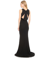 Badgley Mischka Collection Knot Back Gown