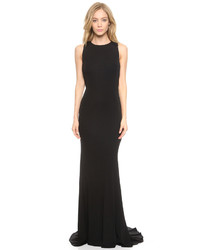 Badgley Mischka Collection Knot Back Gown