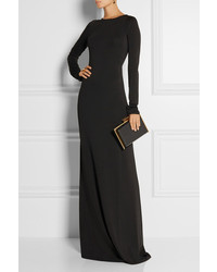 Calvin Klein Collection Phebe Open Back Stretch Jersey Gown
