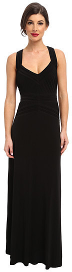 calvin klein black evening gowns