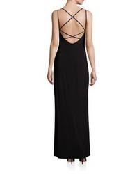 Laundry by Shelli Segal Crossback Gown