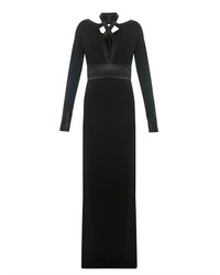 Givenchy Crossover Neck Tie Gown