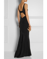 Narciso Rodriguez Cutout Silk Crepe Gown