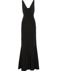 Narciso Rodriguez Cutout Silk Crepe Gown