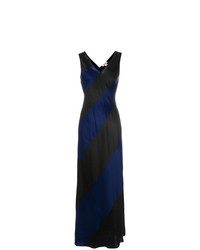 Dvf Diane Von Furstenberg Diagonal Stripe Panel Gown