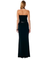 Laundry by Shelli Segal Drape Neck Jersey Gown