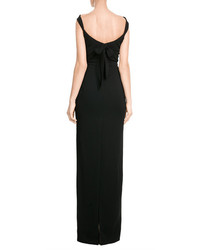 Dsquared2 Draped Floor Length Gown