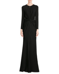 Alexander McQueen Draped Floor Length Gown