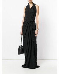 Rick Owens Draped Halter Gown