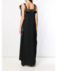P.A.R.O.S.H. Draped Ruffle Evening Gown
