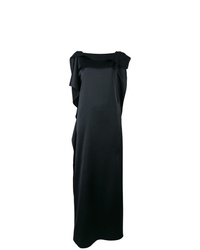 P.A.R.O.S.H. Draped Ruffle Evening Gown