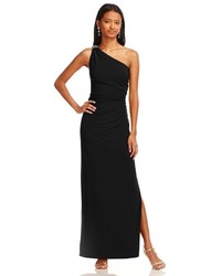 Chaps Embellished Asymmetrical Evening Gown
