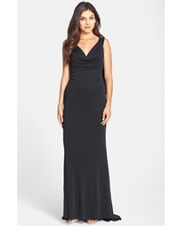 Terani Couture Embellished Back Jersey Gown