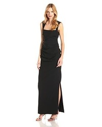 Nicole Miller Felicity Square Neck Gown