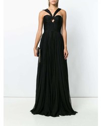 Dsquared2 Fitted Bustier Flared Gown