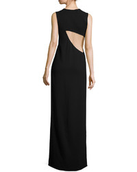 Halston Heritage Column Gown With Back Cutout