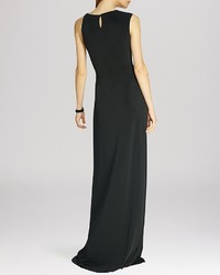Halston Heritage Cutout Jersey Gown