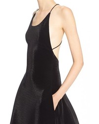 Armani Collezioni Iridescent Jersey Strappy Gown