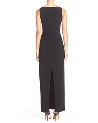 Adrianna Papell Jersey Fit Flare Gown