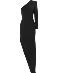 Alex Perry Jolie One Shoulder Asymmetric Crepe Gown