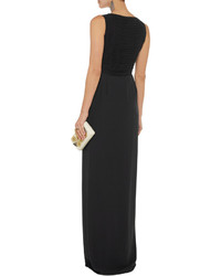 Raoul Julia Ruched Silk Crepe Gown