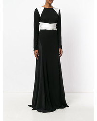 Vionnet Long Sleeved Flared Gown